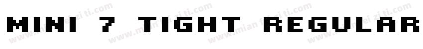 MINI 7 Tight Regular字体转换